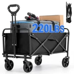 Collapsible Foldable Wagon,wagons Carts With Wheels,utility Grocery .... Fixed Price $44.97.