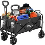 Gvdv Collapsible Wagon - Heavy Duty Folding Garden Cart 330 Lbs Capacity. Fixed Price $55.00.