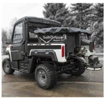 SHPE0400 - Saltdogg 0.40 Cubic Yard Electric Black Poly Hopper Spreader. Fixed Price $4439.00.