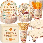Potchen 452-PCS Party Supplies Set For 50 Guests Plates, Napkins, Cups, Cutler. Fixed Price $62.98.