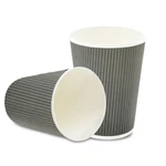 RESTAURANTWARE-12 Ounce Disposable Coffee Cups, 500 Ripple Wall Hot For. Fixed Price $204.15.