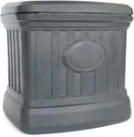 26 Gallon Outdoor Storage Bin For Ice Melt, Sand, Salt, More - Gray. Fixed Price $209.99.