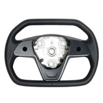 Cyber Truck Style Steering Wheel, Black Microfiber Leather Fit.... Fixed Price $468.98.