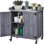 Yaheetech Garden Potting Bench Table Outdoor Horticultural Wooden. Fixed Price $158.60.