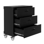 3 Drawer Rolling Cabinet, Garage Storage On Wheels ,tool Chest Cart. Fixed Price $169.99.