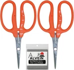 Chikamasa B-500SF Japanese Gardening Shears (2-PACK) With Bonus Microfiber. Fixed Price $53.19.