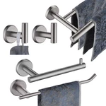 Jqk Hardware Towel Bar Accessory Set, 5-PIECE Bathroom Accessories Fixtures. Fixed Price $101.36.