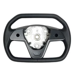 Cyber Truck Style Steering Wheel, Black Microfiber Leather Fit.... Fixed Price $394.03.
