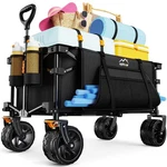 Uyittour Collapsible Wagon Cart Heavy Duty Foldable, Folding Beach With.... Fixed Price $121.39.