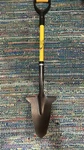Spear Head Spade Gardening Shovel With Steel Reinforced Fiberglass Handle, Cushi. Fixed Price $40.00.