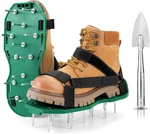 Lawn Aerator Shoes Spiked Sandals With Hook & Fabric Straps One Size Fits All. Fixed Price $51.48.