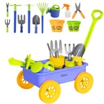 Garden Wagon Tools Toy Set 15 Pcs Toddler Outdoor Sand Play Blue 1-3 Dimple Kids. Fixed Price $59.99.