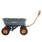 Dump Cart - Poly Garden With Easy To Assemble Steel Frame. Fixed Price $229.79.
