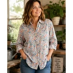 Duluth Trading Shirt 2X Garden Tool Floral Farmhouse Whimsical Cottagecore. Fixed Price $22.99.