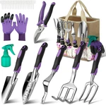 30PCS Garden Tools Set With Floral Tote, Stainless Steel Kit For Home. Fixed Price $35.04.