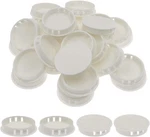 Suiwotin 30PCS 50MM/2" White Hole Plugs Plastic Flush Type Snap Lo. Fixed Price $15.95.