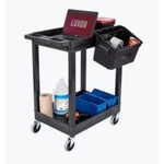 Luxor SEC11-B-OUTRIG 24 18 Plastic Utility Tub Cart With Bins (SEC11BOUTRIG). Fixed Price $220.53.