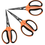 Growneer 3 Packs Trimming Scissors Teflon Coated Non Stick 7.2INCH, Orange. Fixed Price $25.64.