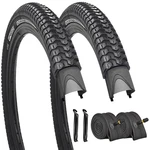 Simeiqi Pack 26"X1.95" 20"X2.125" Inch 60TPI For Mountain Bike Tires With 2.... Fixed Price $43.40.