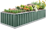 Galvanized Raised Garden Bed Kit 101" X 36" For Deep-rooted Plants. Fixed Price $124.99.