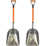 48 In. Durable Fiberglass Handle Large Head Aluminum Scoop Shovel, Ashman Snow. Fixed Price $106.74.