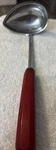 Vintage Corona Stainless Steel Teardrop Ladle - Red Bakelite Handle 10" Long. Fixed Price $15.99.