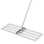 Vevor 30" X 10" Lawn Leveler Drag Harrow W/ 77" Handle Stainless Steel Soil.... Fixed Price $35.99.