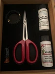 Ultimate Bonsai Tree Starter Kit - Shears, Fertilizers, Book, Pagoda, & Wire. Fixed Price $24.00.