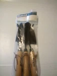 3-PIECE Wood Handle Garden Tool Set (trowel, Transplanter Cultivator). Fixed Price $14.99.