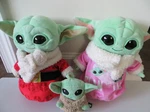 Lot 3 Star Wars Mandalorian Grogu Yoda Plush Family Toys Children Wow!. Fixed Price $9.99.