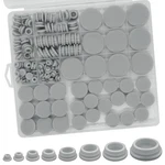 Hingtai 125PCS Rubber Box, Plugs For Round Holes, Various Sizes R.... Fixed Price $22.51.