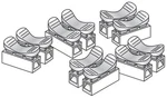 Woodland Scenics Accessory Splicer Plugs Just PKG(12) JP5686. Fixed Price $5.98.