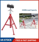 Garvee Roller Pipe Stand Jack 28"- 52" Adjustable 45# Steel Foldable 2500 Lbs. Fixed Price $80.00.