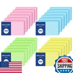 3X5 Ruled Colored Index Flash Cards, 1200 Pcs For Studying, 4 Bright Colors. Fixed Price $28.98.