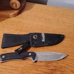 Smith's Hunting Knife Stainless Steel Drop Point Wood Handle 5IN+ W/ Sheath. Fixed Price $20.00.