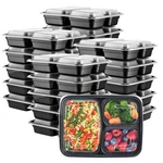 Gusto 24 - 3 Compartment Meal Prep Oz., Black. Fixed Price $44.94.
