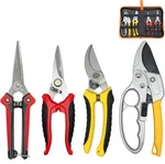 4 Pack Garden Pruning Set Shears Hand Pruners Bypass Clippers Trimmer Scissors. Fixed Price $31.46.