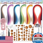 Juya Paper Quilling Kit: 30 Colors, 600 Strips (3MM), 8 Tools - Craft Art Set. Fixed Price $30.76.