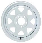 Ecustomrim Trailer 14X5.5 Inch White Spoke Wheel Lug On 4.5 Center. Fixed Price $59.99.