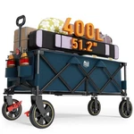 New Timber Ridge 51.2'' Extended Collapsible Wagons Carts Foldable, 500LBS Heavy. Fixed Price $132.85.