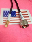 3FT Uhf PL259 Plug To Sma Female Jack Jumper Pigtail Cable RG58 Made In Us. Fixed Price $10.99.