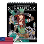 Colorit Colorful World Steampunk Adult Coloring Book 50 Single-sided Designs. Fixed Price $25.48.