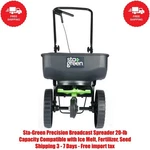 Sta-green Precision Broadcast Spreader 20-LB Capacity Compatible With Ice Melt. Fixed Price $43.18.