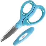 Kokuyo Scissors For Children Right-handed Aerofit Sakusa Glueless Blade Blue. Fixed Price $16.31.