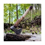 Forged Viking Axe Carbon Steel Blade With Ash Wood Handle Leath. Fixed Price $72.74.
