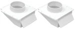 2-PACK Lambro 143W White Plastic Under Eave Vent, 4-INCH. Fixed Price $34.39.