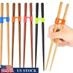 5 Pairs Chopstick Trainers Adults W/ Plastic Clips Easy Learning Tool New. Fixed Price $10.22.