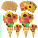 Beyumi 48-PCS Fall Flower Bouquet Craft Kit For Kids Diy Art Thanksgiving Gift. Fixed Price $27.18.