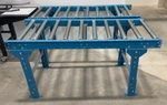 Ultimation 24" X 5' Gravity Roller Conveyor Adjustable Height. Fixed Price $500.00.