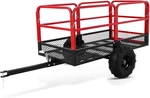 Garvee Dump Cart With Pneumatic Tires 15 Cu Ft Utility Trailer For Yard Waste. Fixed Price $329.99.